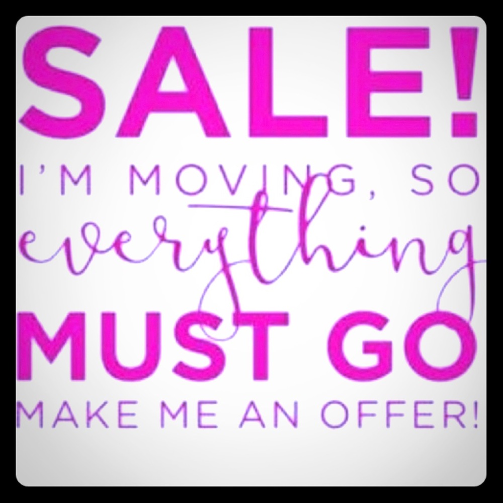 MOVING SALE😍